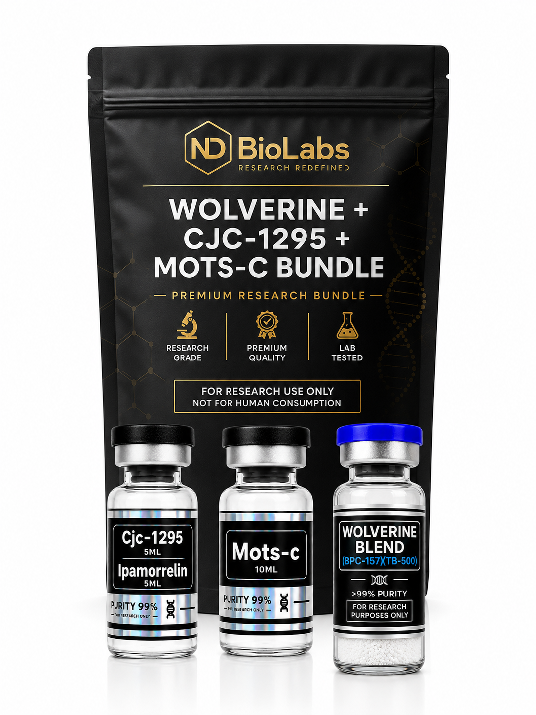 Wolverine + CJC-1295 + MOTS-C Bundle