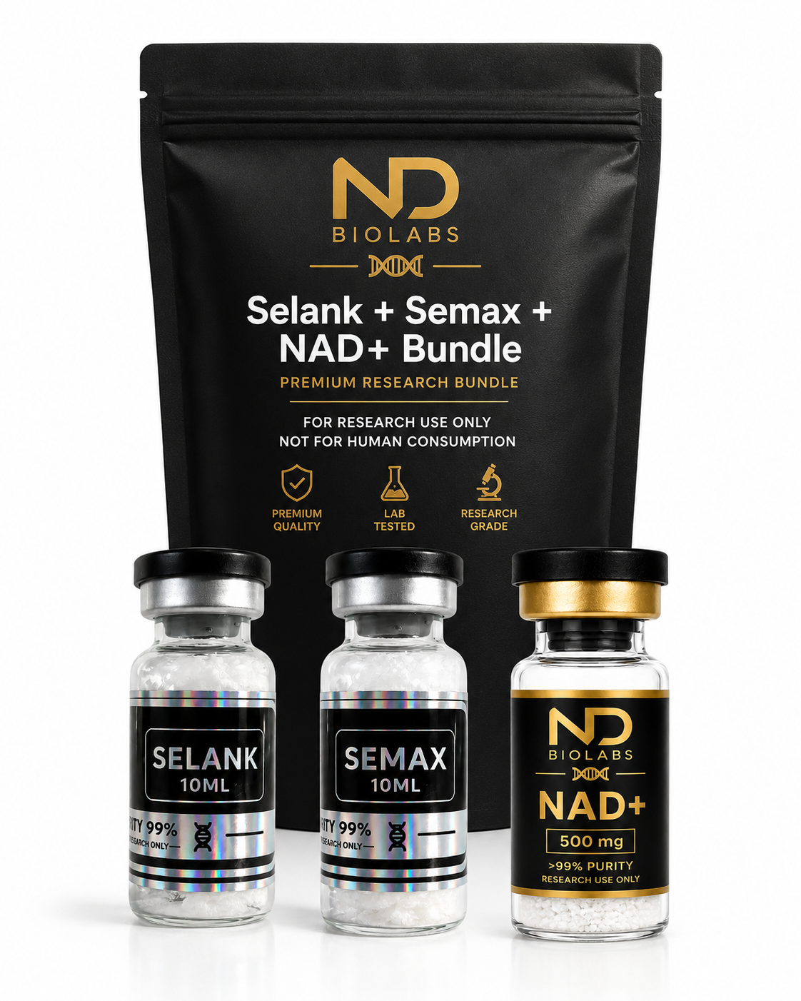Selank + Semax + NAD+ Bundle
